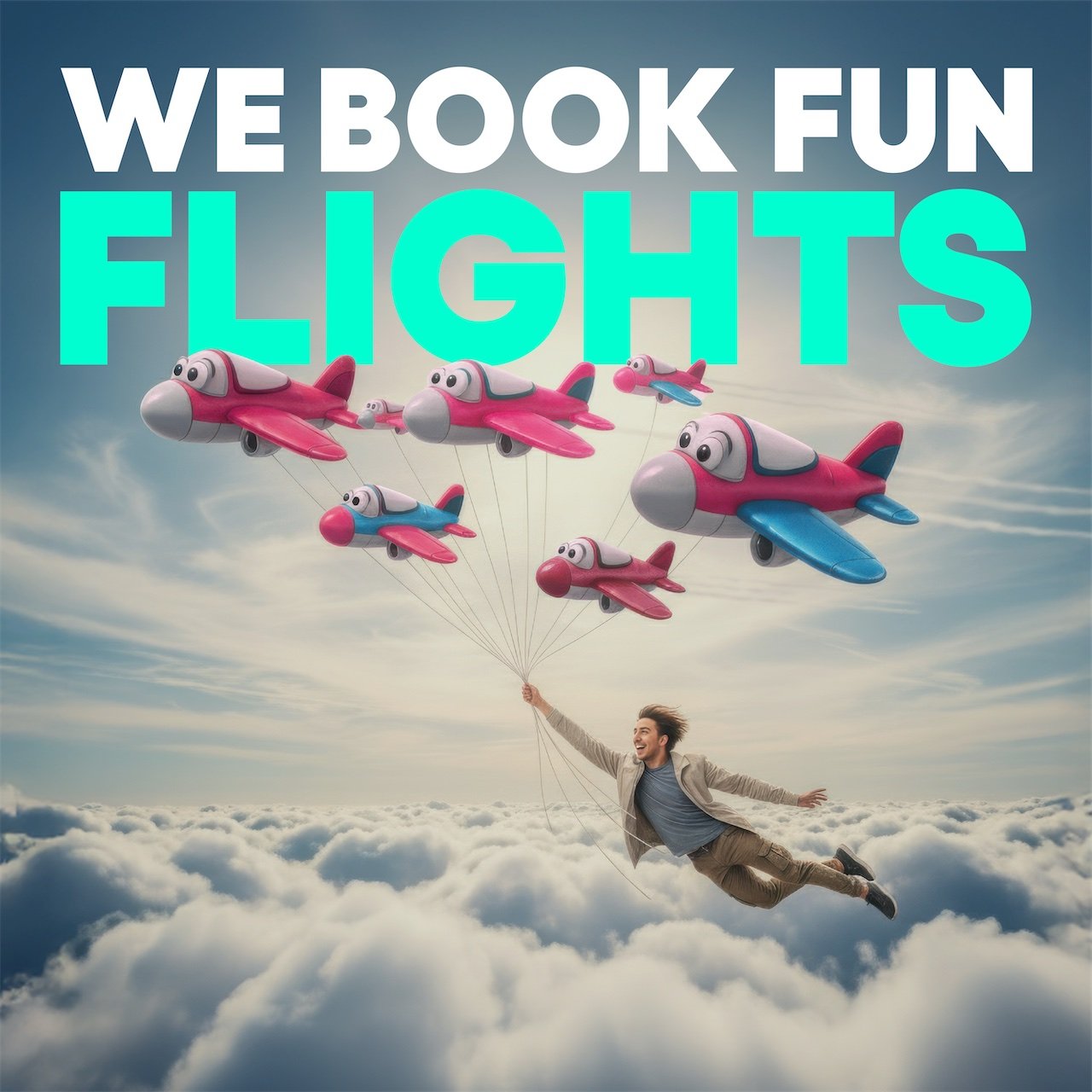 WE BOOK FUN FLIGHTS